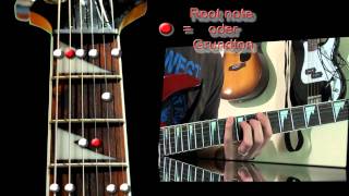 Moll Pentatonik  Pattern 4 Guitar lesson [upl. by Hannon356]