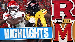 Rutgers Scarlet Knights vs Maryland Terrapins Highlights  FOX College Football [upl. by Anoyet]