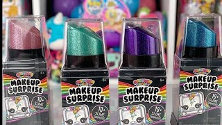 Poopsie Slime Rainbow Surprise Makeup dev ruj Makyaj malzemelerle slime DIY Unicorn Bidünya Oyuncak [upl. by Aliber]