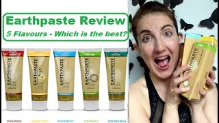 Earthpaste Natural Toothpaste Review  All 5 Flavours  Which is the Best [upl. by Mccomb708]