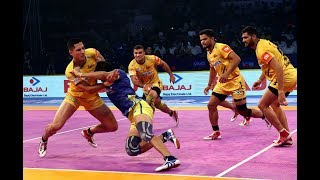 Pro Kabaddi 2018 Highlights  Tamil Thalaivas vs Telugu Titans [upl. by Enelad]