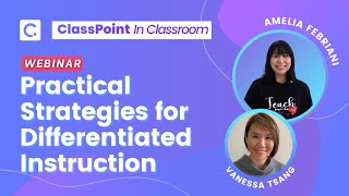 Practical Strategies for Differentiated Instruction Live Webinar [upl. by Ailel]