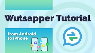 Mutsapper Used name Wutsapper Tutorial  Transfer WhatsApp from Android to iPhone [upl. by Willin]