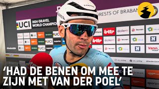 Gianni Vermeersch erg teleurgesteld “Had de benen om mee te zijn met Van der Poel” [upl. by Phaedra]