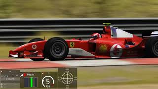 Assetto Corsa Zandvoort Ferrari F2004 B Spec Tuned World Record 50520 TV Cam [upl. by Jillana]