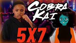 Cobra Kai 5x7 quotBad Eggsquot Reupload Reaction ll reaction [upl. by Elpmid]