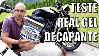 COMO LIMPAR O ESCAPAMENTO DA MOTO GEL DECAPANTE FUNCIONA [upl. by Lauretta]