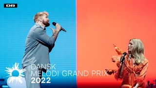 Josie Elinor amp Jack Warren  Let Me Go  Dansk Melodi Grand Prix 2022 [upl. by Htepsle]