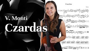 Czardas Monti Violin Tutorial [upl. by Sandor589]