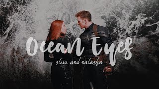 Romanogers  Steve and Natasha  Marvel  Ocean Eyes [upl. by Emyam743]