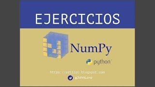 NumPy  Ejercicio 23 Crear Arreglo con 5 Elementos con Valores Aleatorios [upl. by Sonni80]