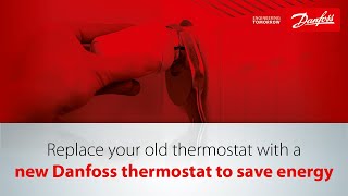 Replace your old thermostat with a new Danfoss thermostat to save energy [upl. by Conant]