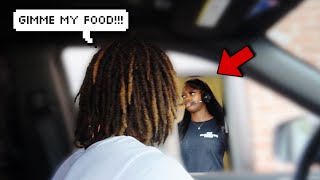 DISRESPECTFUL DRIVETHRU PRANK in DETROITS MOST DANGEROUS HOODS [upl. by Ydisac171]