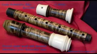 Louis Hotteterre Alto Recorder Sound Clip [upl. by Leontyne892]