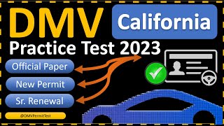 California DMV Written Test 2023 35 Real MCQs for Practice Test [upl. by Camfort]