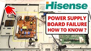 Why Hisense TV Wont turn on Power Supply Unit Failure Why Hisense TV Red Light Blinking [upl. by Dorothy]