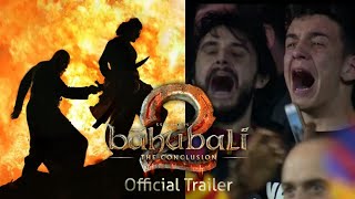 Baahubali 2 The Conclusion Official Trailer American Russian Afghan Arab amp Chinese Reaction [upl. by Negrom]