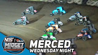 Thanksgiving Eve Showcase  2023 USAC Midgets at Merced Speedway [upl. by Andria168]