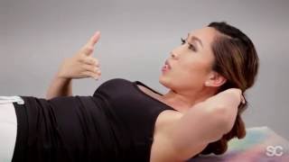 Flatten Your Lower Abs With Two Killer Moves From Blogilates Cassey Ho [upl. by Faro973]