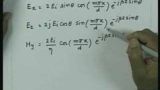 Wave propagation in parallel plane waveguide [upl. by Namara]