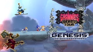 Grannies World Tour  Rayman Legends Sega Genesis remix [upl. by Abana529]