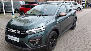 BRAND NEW DACIA SANDERO STEPWAY EXTREME AUTOMATIC in Cedar Green  DACIA CROYDON [upl. by Ahtivak]