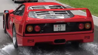 Supercars amp Classics in Andermatt 2024 F40 F50 959 906 Carrera 6 Countach Revuelto CCX SF90 [upl. by Ereveniug]