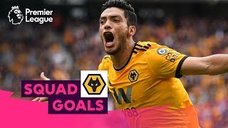 Astounding Wolverhampton Wanderers Goals  Jimenez Neves Moutinho  Squad Goals [upl. by Mahseh175]