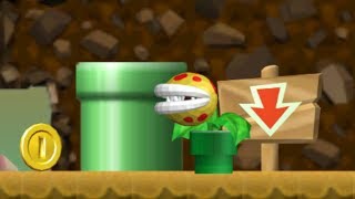 New Super Mario Bros Wii Piranha Plant´s Canon Chaos  Walkthrough  3 [upl. by Ghiselin]