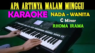 BEGADANG 2  Rhoma Irama  KARAOKE Nada Wanita HD [upl. by Maretz]