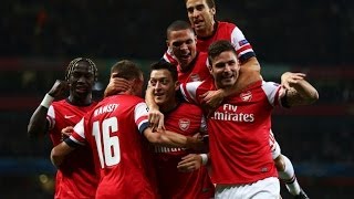 Top 10 Arsenal Goals 201314  HD [upl. by Eenwat]