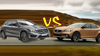 MercedesBenz GLA vs BMW X1 vs Audi Q3 vs Volvo V40 Cross Country  Specifications Comparison [upl. by Nujra]