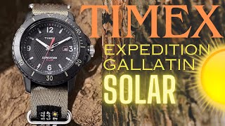 TIMEX Expédition Gallatin Solar [upl. by Jandy573]