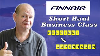 Flight Review  Finnair Short Haul Business Class from Helsinki to Copenhagen [upl. by Cost964]