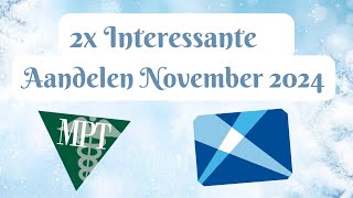 2x Interessante aandelen november 2024 [upl. by Ro]