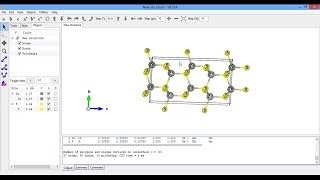 Hexagonal crystal structure with Vesta ZnS [upl. by Weingartner]