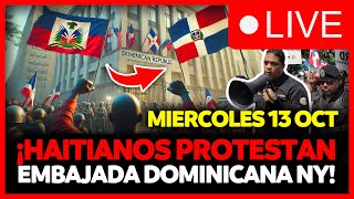 🔴EN VIVO HAITIANOS Y DOMINICANOS ENFRENTADOS EN EMBAJADA DOMINICANA EN NEW YORK ANTIGUA ORDEN DOMI [upl. by Obola]