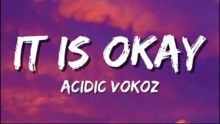 Acidic Vokoz  It Is Okay Lyrics Video Latest Ugandan Music 2024 [upl. by Finlay97]