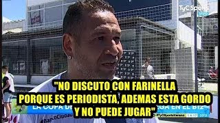 CHIPI BARIJHO ATACANDO A FARINELLA Y AL PERIODISMO DEPORTIVO [upl. by Hayyifas]