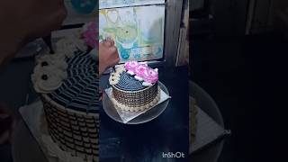 Chocolate cake design shortsfeed youtuber youtubeshorts ytviral trending ideas cake cho [upl. by Macguiness]