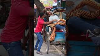 KING COBRA SNAKE PRANK ON PUBLIC Part 42  EMTIAZ BHUYANShorts [upl. by Raseac]