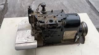 Merrow A2DH1 overlock sewing machine  Initial cleaning disassembly amp oiling [upl. by Oira]