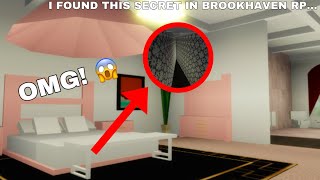 I FOUND A NEW SECRET IN THE NEW HOTEL ESTATE IN Brookhaven RP [upl. by Ynwat191]