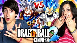 ULTRA ISTINTO vs SSJ BLUE GIOSEPH vs FRANCESCA Dragon Ball Xenoverse 2 Gameplay ITA [upl. by Russom]