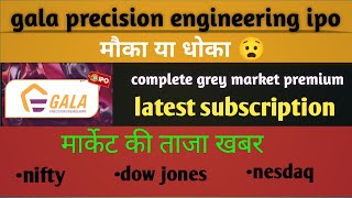 Gala precision engineering IPO Review 🔥complete grey market premium activity  Apply or avoid [upl. by Gambrell]