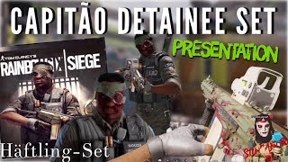 CAPITÃO DETAINEE SET  PRESENTATION amp UNBOXING  Capitão Häftling Set  Rainbow Six Siege  Capitao [upl. by Euh]