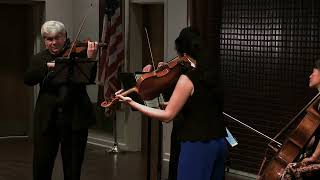 BSQ plays Haydn String Quartet in F Major Op 74 No 2 at the Heifetz Institute [upl. by Trotter108]