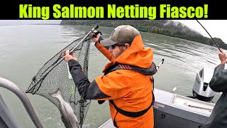 King Salmon Netting Fiasco Alaskan King Salmon Fishing  Juneau Alaska JUNE 2023 salmonfishing [upl. by Nodle]