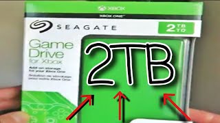 SEAGATE 2TB Game Drive For Xbox One FULL REVIEW [upl. by Nnagrom388]