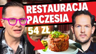 RESTAURACJA RAFAŁA PACZESIA KOMEDIOWA W ŁODZI  DROGO ALE CZY SMACZNIE [upl. by Derrek]